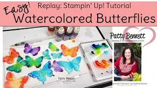 Easy Watercolored Brilliant Wings Butterflies