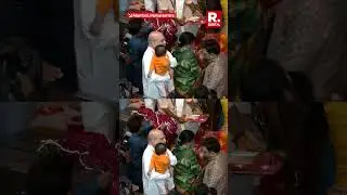 Amit Shah and Family Seek Blessings at Lalbaugcha Raja in Mumbai