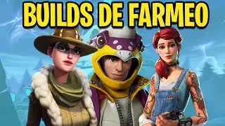 Fortnite Salvar el Mundo l 3 Builds de Farmeo de materiales