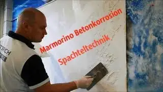 Betonkorrosion Spachteltechnik | Concrete corrosion spatula technology