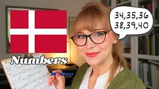 ASMR Danish Lesson 🇩🇰 Numbers 33&ndash;60 ✏️ Soft Spoken Roleplay | Learn to Count in Danish & Relax