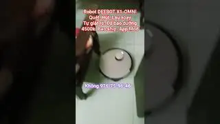 Robot h&uacute;t bụi b&atilde;i DEEBOT X1-OMNI