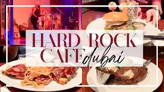 HARD ROCK CAFE DUBAI | Dubai Travel Guide & Cost &hearts; First time dining at Hard Rock Cafe Dubai!