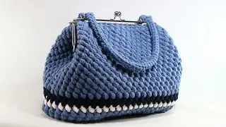 MUHTEŞEMM ! Blue Jean Renginde Harika Bir Çanta Ördüm