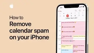 How to remove calendar spam on your iPhone &mdash; Apple Support