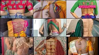 Back Neck Blouse Designs | Dori Style Blouse Back Design Ideas Images | Dori Blouse Designs |#neck
