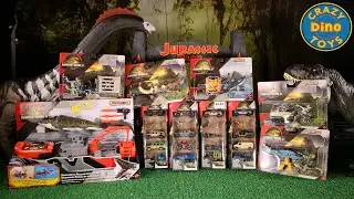 27 New Jurassic World Rebirth Dinosaur Toys Matchbox Vehicles  Unboxed 2025  Mattel Dino Toys
