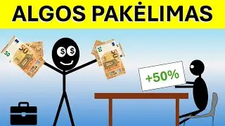 Kaip papra&scaron;yti pakelti atlyginimą? (algos derybos)