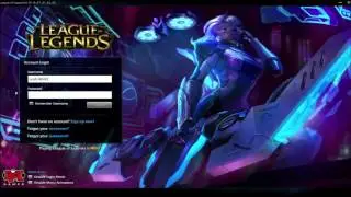 Project Ashe - Login Screen League of Legends