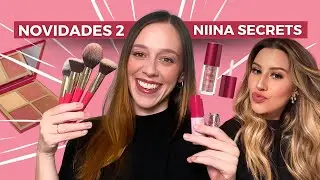 LAN&Ccedil;AMENTOS NIINA SECRETS PARTE 2: Pinc&eacute;is, Primer Hidra Glow, Delineador Crystal e mais!