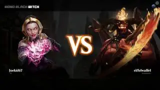 Underground Sea - MTG Arena - Gameplay &ndash; Mono Black Wicht vs Dimir Amass