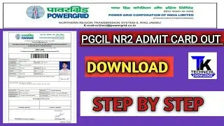 PGCIL NR2 ADMIT CARD DOWNLOAD ||