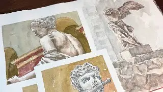 Portfolio & Sketchbook Tour! (Watercolor) 4K