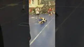 Brighton Youth Tournament. Wyatt round 3. Win by pin in 16 seconds.