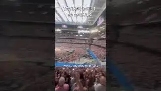 Taylor Swift concierto en Madrid en el Estadio Santiago Bernab&eacute;u #TaylorSwift #Madrid #concierto