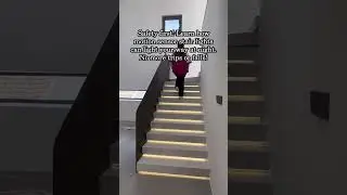 Smart Stair Lighting Solutions: Motion Sensor LED Lights #stairlight #interiordesign #diylighting