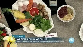 Ät efter din blodgrupp - Nyhetsmorgon (TV4)