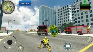 Flying Spider Rope Hero City Battle | Spider Hero Crime City Mission - Android GamePlay