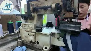 Siruba Vc 008 Used Multi Needle Sewing Machine Is Suitable For Attaching Sportwear Strap