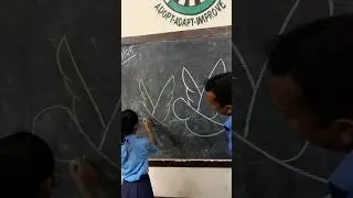 Can my student draw it exactly like mine ?? 🧐 (Part 25) #challenge #shorts #art