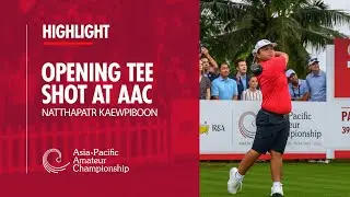 Thailand's Natthapatr Kaewpiboon gets 2022 AAC Underway | #AAC2022