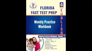 Florida FAST &ndash; 4th Grade ELA Test Prep Workbook Volume 1 | Book Preview Video