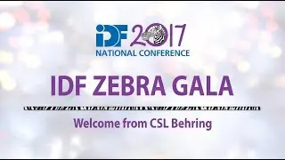 IDF 2017 National Conference Zebra Gala - Welcome