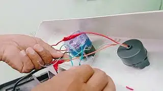        واشنگ مشین کے ٹائمر اور ٹو وے سوئچ کے مکمل کنیکشن 