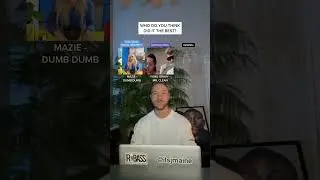 Who Did It The Best? Mazie &ldquo;dumb dumb&rdquo;, Yung Gravy &ldquo;Mr. Clean&rdquo; or The Chordettes? #shorts #viral