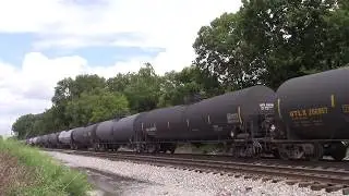 UNION PACIFIC UP GE AC45CCTE Southbound Tank Train on the Norfolk Southern Line