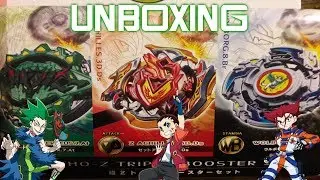 Beyblade Burst Cho Z/ Super Z Triple Booster Set (B-121) UNBOXING & Review