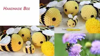 Chubby Bee Amigurumi-Easy Crochet Pattern - Beginner-Friendly Bumble Bee Plush( Buzzy Baby Bee )