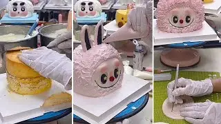 Adorable Labubu Cake Tutorial! So Cute & Satisfying.