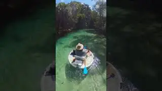 The GoBoat 2.0 the inflatable round boat that fits in a backpack. #boat #isup #paddleboard #viral