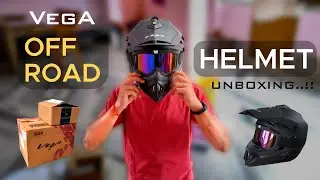 Vega Off Road Helmet Review | Value For Money | Unboxing | MTB Stunt | Moto Vlogs