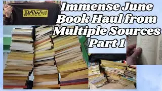 Immense June Book Haul Multiple Sources Part 1