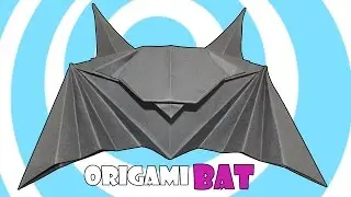 DIY: Origami Bat A4 paper size video tutorial (Origamite)