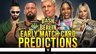 WWE Bash in Berlin 2026 - Match Card Predictions
