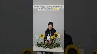 How to Create a Tall Sunflower Table Arrangement | FlowerNest Tutorial
