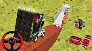 Bullet Bike & DJ Loading on Truck 🚚 | Ultimate Gaming Challenge #truck #dj #bike 