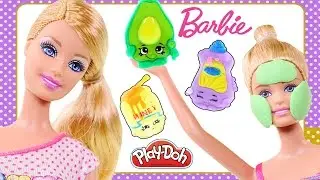 BARBIE Deluxe Doll House Bathroom Accessories Barbie Beauty Play Doh Products (Shopkins)