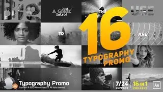 🔥 Typography Promo / Stomp ( After Effects Template ) | @BestTemplatesHub