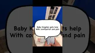Baby Kingston gets help with constipation and pain. #pediatricchiropractor  #baby #infant