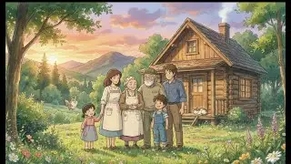 A Beautiful Surprise: Grandparents Visit Our Little Forest Home 🌿| Ghibli-Style -Video