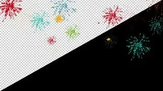Fireworks on Alpha Channel [FREE USE]