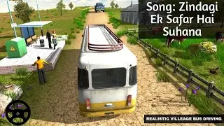 Real Village Bus Driving + ft. Legendary Song ||zindagi hay suhana ||Explore Gaming