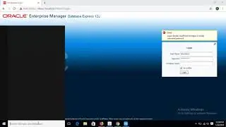 Run oracle enterprise manager from the browser