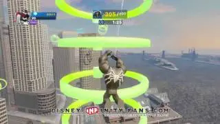 Disney Infinity 2.0 Rooftop Rings Challenge Gold Medal Run Spider Man play set