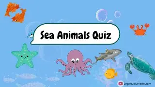 🌊 Sea Animals Quiz for Kids | Fun & Educational Learning Game | Jay and Jas loves to learn