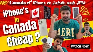 కెనడాలో iPhone లు నిజంగా చౌకేనా? 🇨🇦📱 | India vs Canada Price Reality #canada #india #trending #vlog